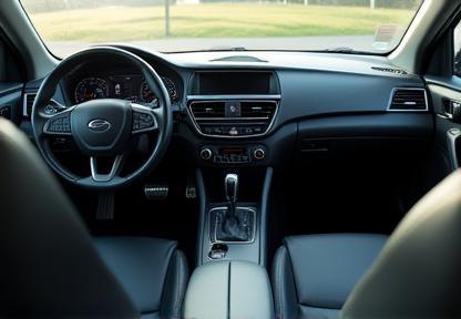 Clean car interior